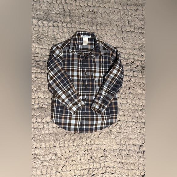 Janie and Jack Other - Janie and Jack Plaid Button-Up Flannel Shirt